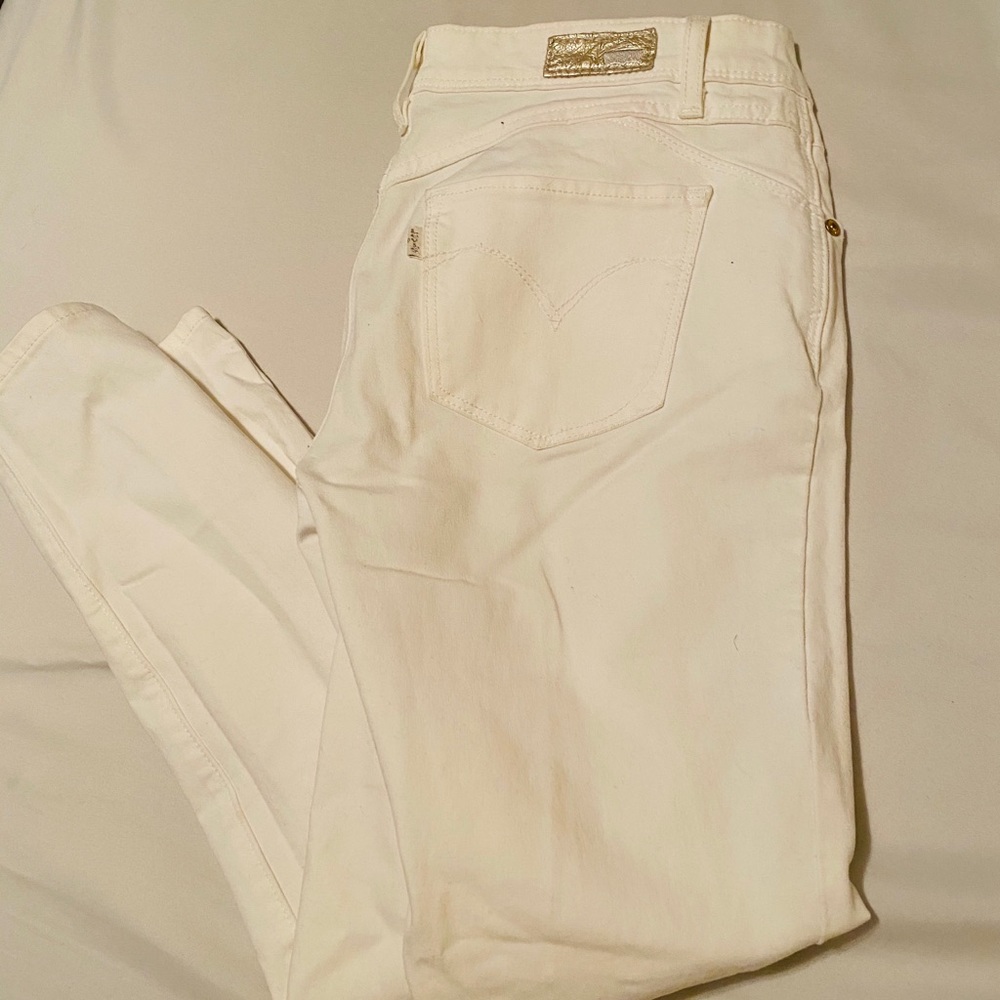 White Levi Jeans